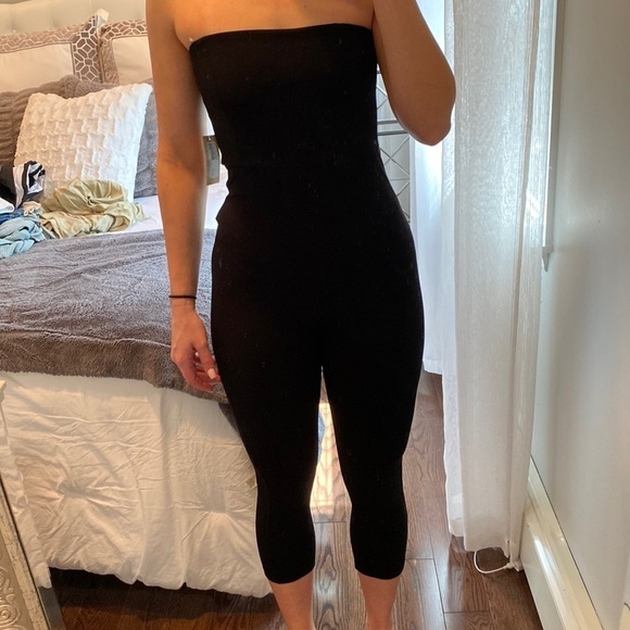 Strapless Fitted Ankle Length Jumpsuit - Picture 1 of 4